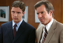 Topher Grace and Dennis Quaid