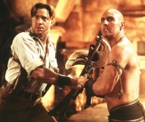 Brendan Fraser and Arnold Vosloo