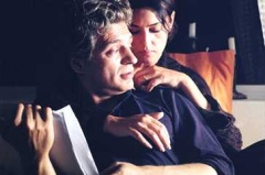 Fabrizio Bentivoglio and Monica Bellucci